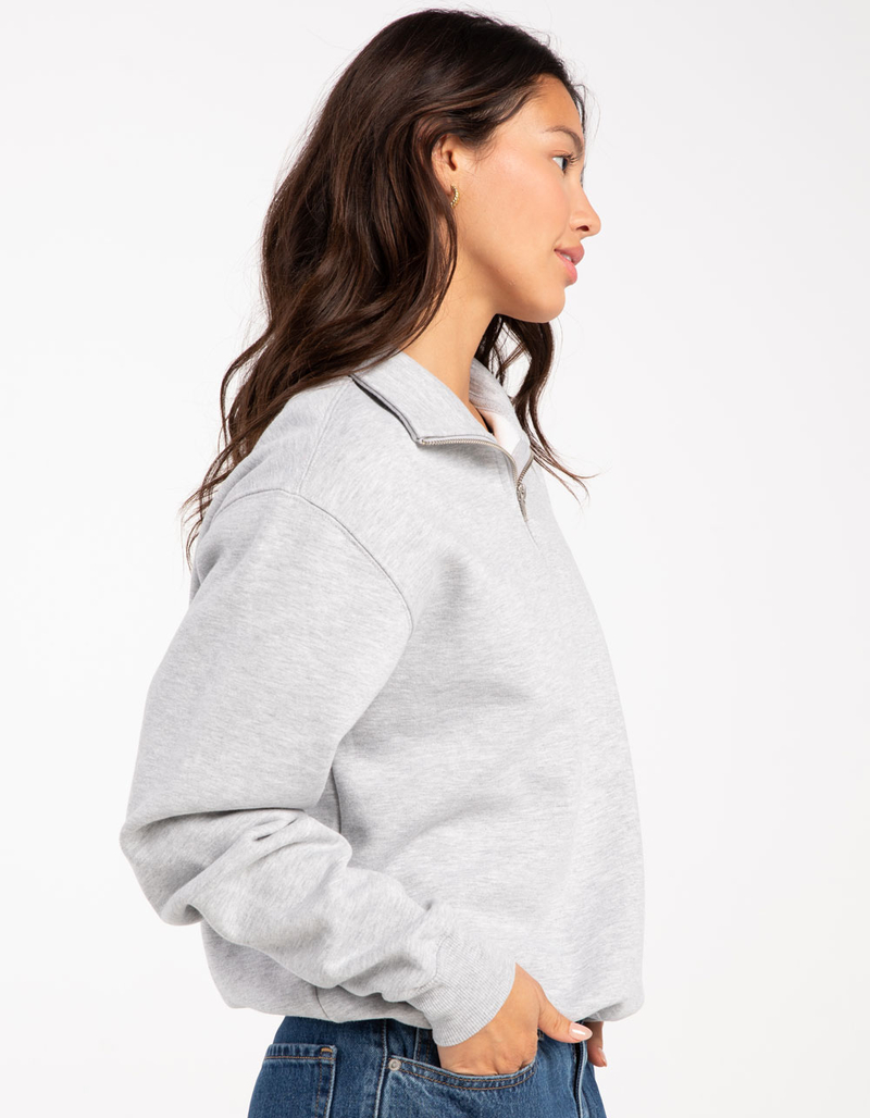 TILLYS Quarter Zip Womens Sweatshirt image number 2