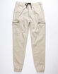CHARLES AND A HALF Zip Pocket Khaki Mens Cargo Pants image number 1