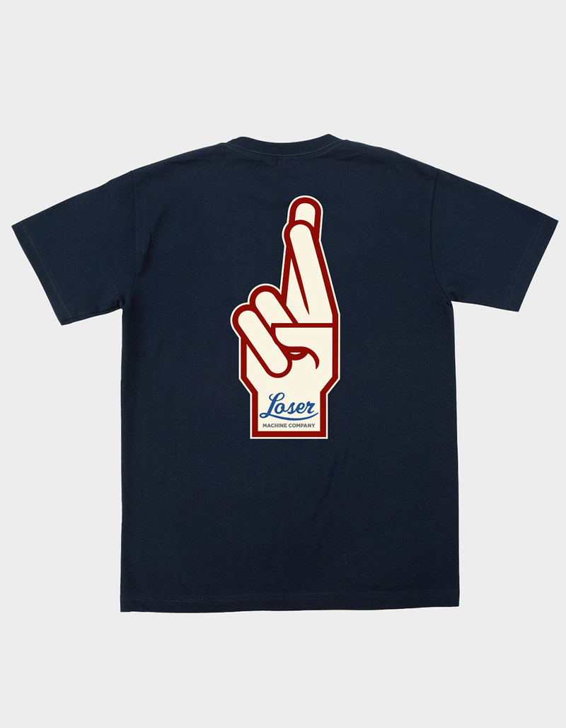 LOSER MACHINE Oil Lines Mens Pocket Tee image number 0