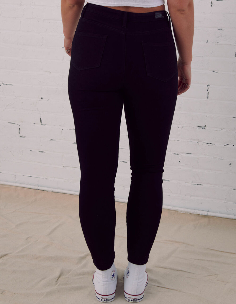 RSQ Curvy Womens Black High Rise Skinny Jeans image number 4