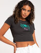 OBEY Breezy Flower Womens Crop Tee image number 1
