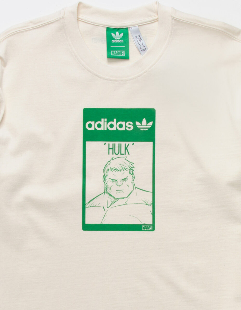 ADIDAS x Marvel Hulk Mens No-Dye Organic T-Shirt image number 1