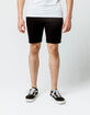 CHARLES AND A HALF Lincoln Stretch Black Mens Shorts image number 3