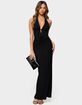 EDIKTED Laretta Cowl Neck Backless Maxi Dress image number 5