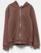 FULL TILT Girls Oversized Zip Hoodie image number 2