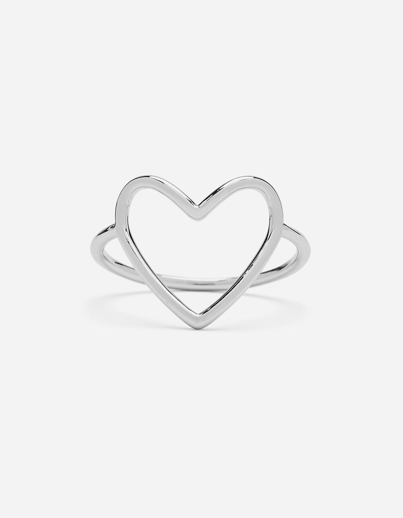 PURA VIDA Statement Heart Ring image number 0