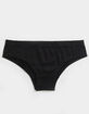 FULL TILT Seamless Cheeky Black Panties image number 1