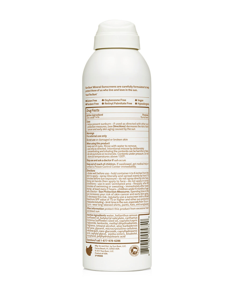 SUN BUM SPF 30 Mineral Spray Sunscreen (6oz) image number 1