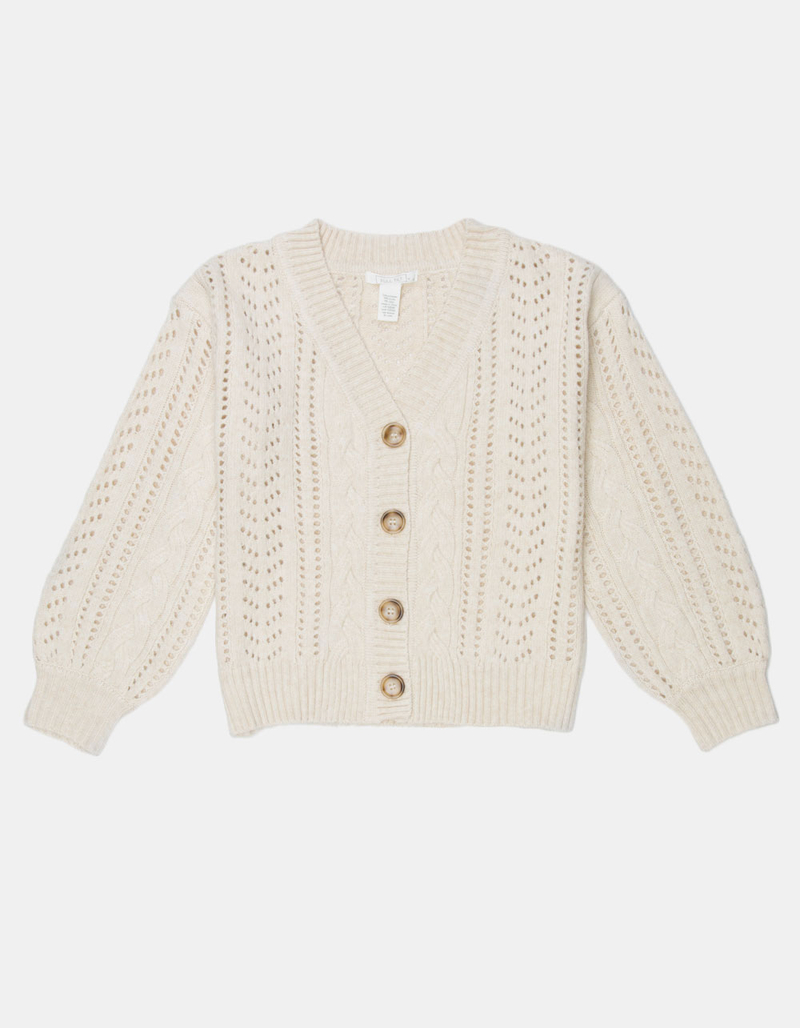 FULL TILT Cable Girls Cardigan image number 0