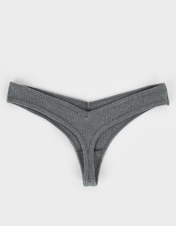 SKY & SPARROW Rib V Thong Alternative Image