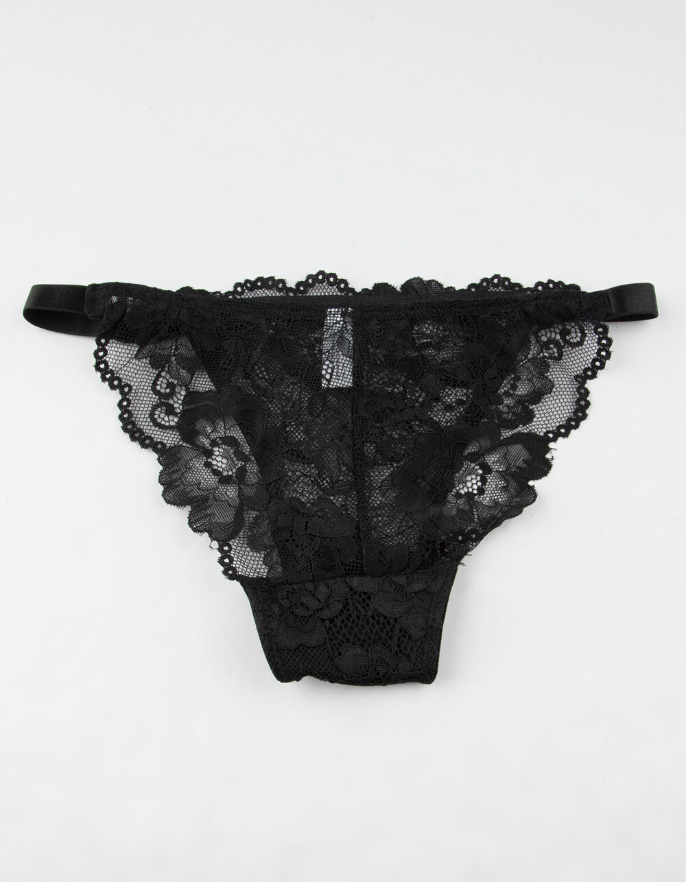 FULL TILT Lace Cheeky Black Panties - BLACK - XS | Tillys