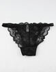FULL TILT Lace Cheeky Black Panties image number 2