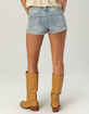 RSQ Womens Low Rise Butterfly Mini Shorts image number 5