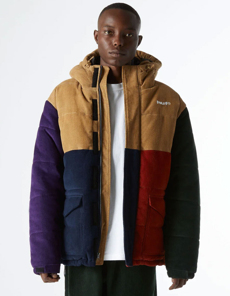 HUF Anglin Mens Corduroy Insulated Jacket image number 2