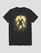 BLACK ADAM Justice Society Badge Unisex Tee image number 1