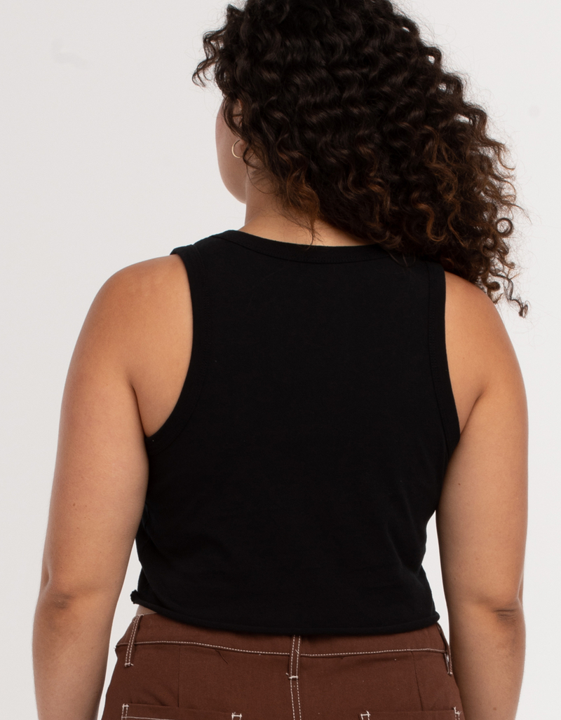 FULL TILT Skeleton Womens Crop Tank Top  image number 1