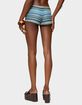 EDIKTED Zigzag Stripe Shorts image number 3
