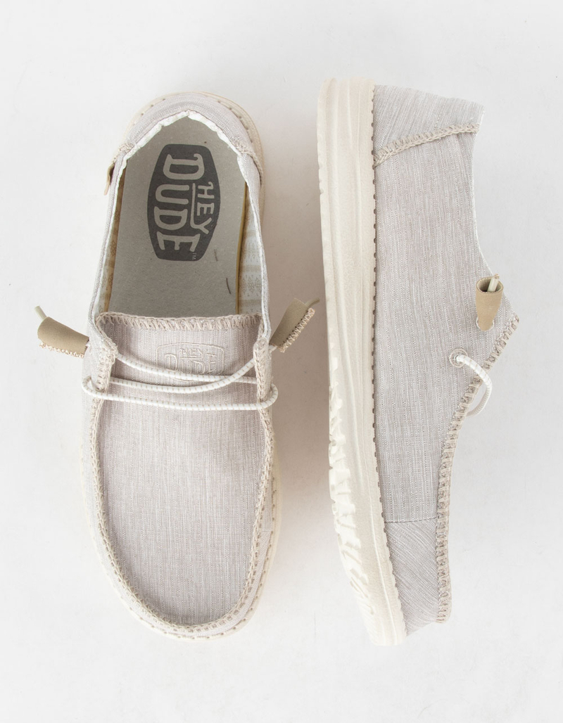 HEY DUDE Wendy Boho Stitch Womens Slip On Shoes image number 4