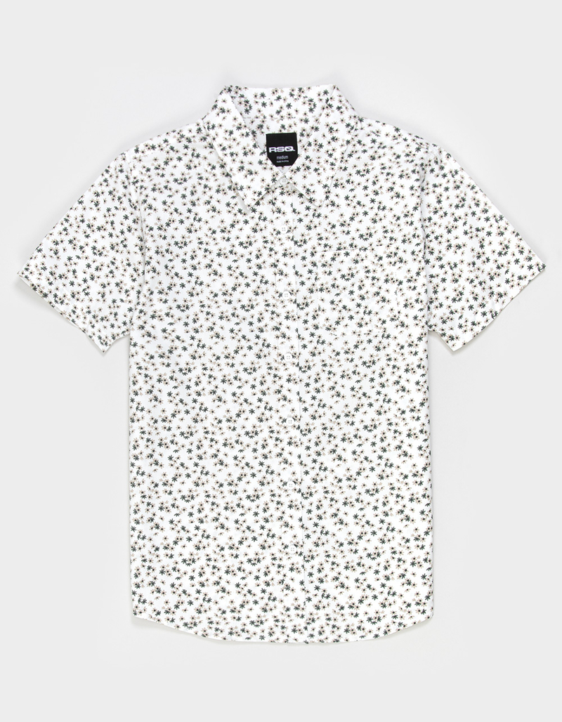 RSQ Boys Ditsy Floral Button Up Shirt image number 1
