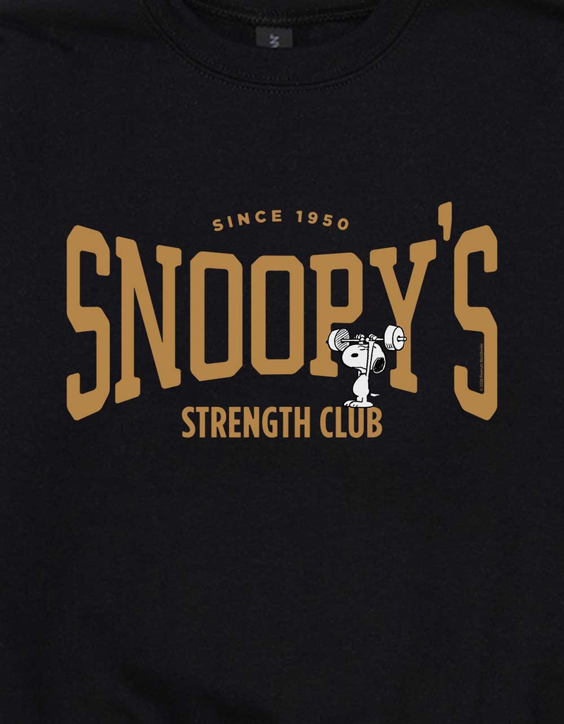 PEANUTS Snoopy's Strength Club Unisex Kids Crewneck Sweatshirt image number 1