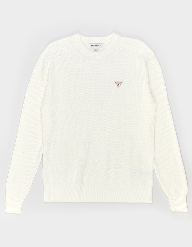 GUESS JEANS Mini Triangle Mens Crewneck Sweater image number 0