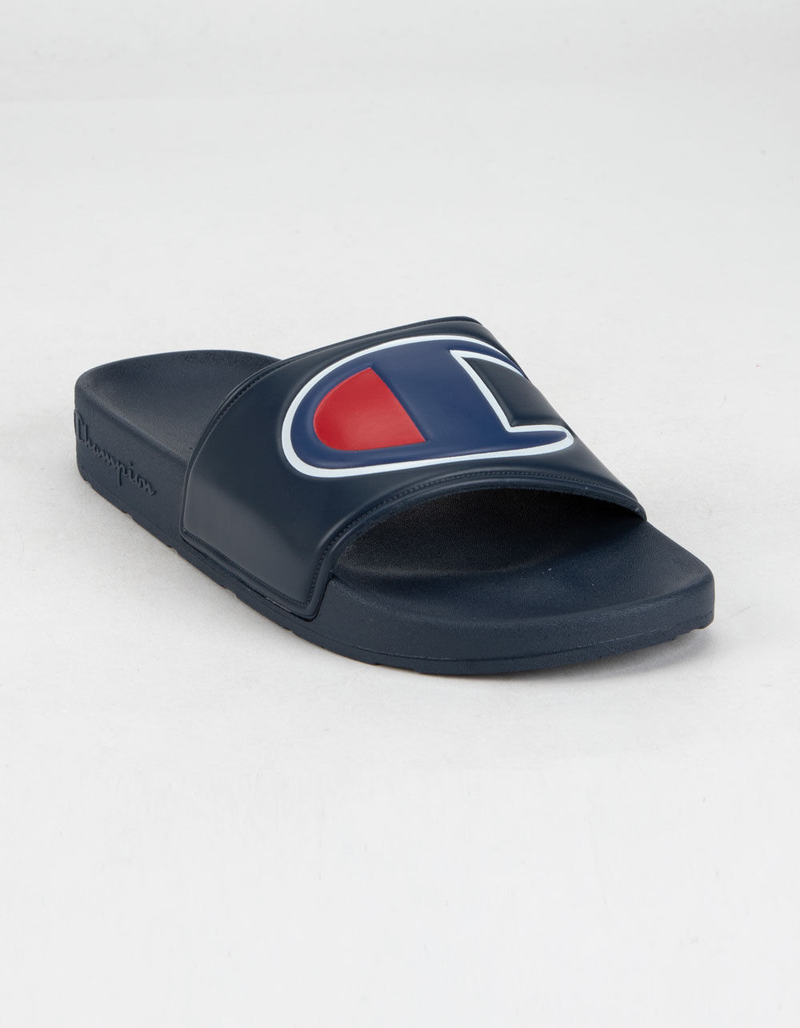 CHAMPION IPO Boys Navy Slide Sandals image number 0