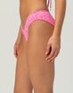 FULL TILT Textured Ditsy V Bikini Bottoms image number 3