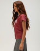 RSQ Womens Newport Relaxed Tee image number 3