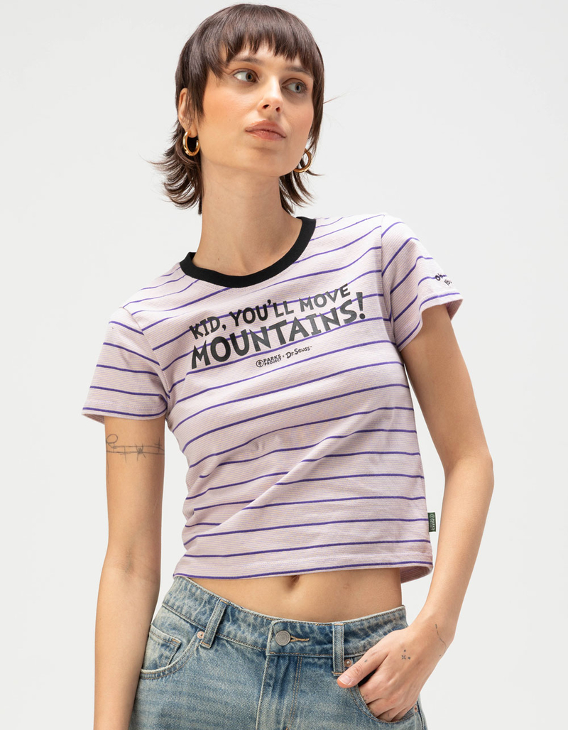 PARKS PROJECT x Dr. Seuss Project Rainier Womens Stripe Baby Tee image number 1