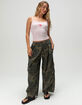 FULL TILT Hibiscus Embroidered Womens Tank Top image number 2