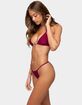 EDIKTED Evana Bead Triangle Bikini Top image number 2
