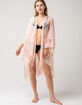 DO EVERYTHING IN LOVE Lace Womens Pink Kimono image number 1