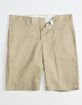 DICKIES Khaki Mens Slim Fit Work Shorts image number 1