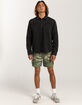 RSQ Mens Ripstop Cargo Pull On Shorts image number 7