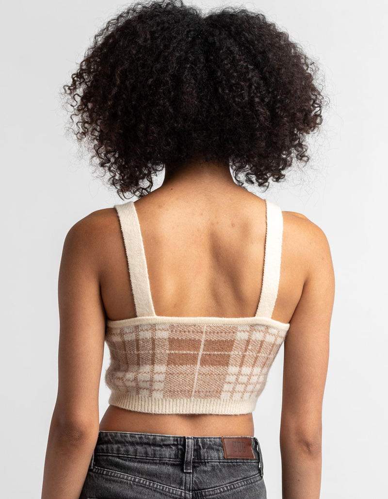 FULL TILT Womens Plaid Cami image number 2