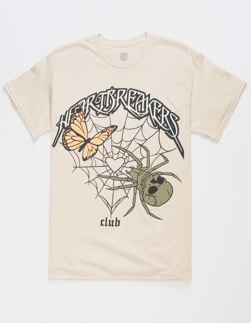 HEARTBREAKERS CLUB Web Mens Tee image number 0