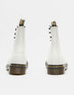 DR. MARTENS 1460 White Womens Boots image number 4