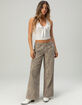 WEST OF MELROSE Snake Low Rise Womens Baggy Jeans image number 1