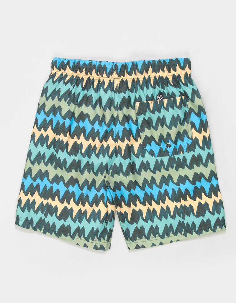MAUI & SONS Big Tooth Boys Swim Trunks image number 1