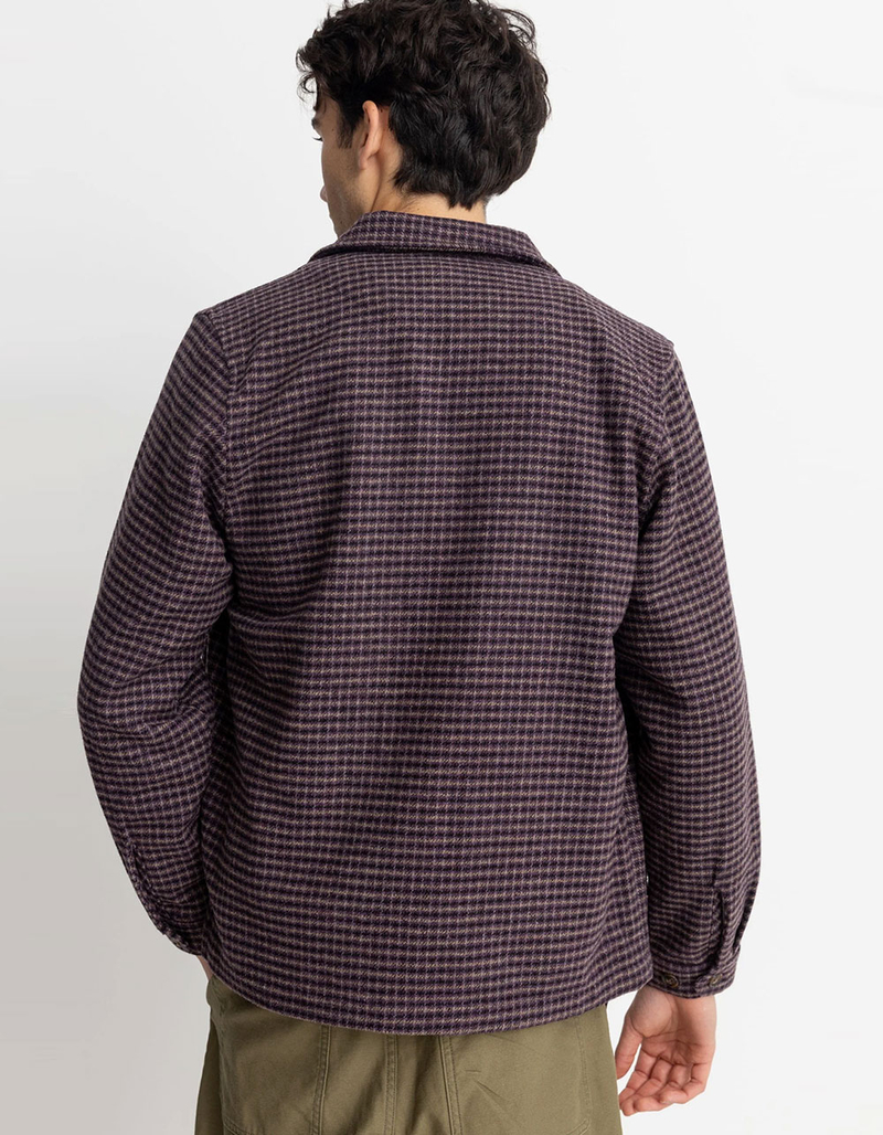 RHYTHM Check Mens Overshirt image number 3
