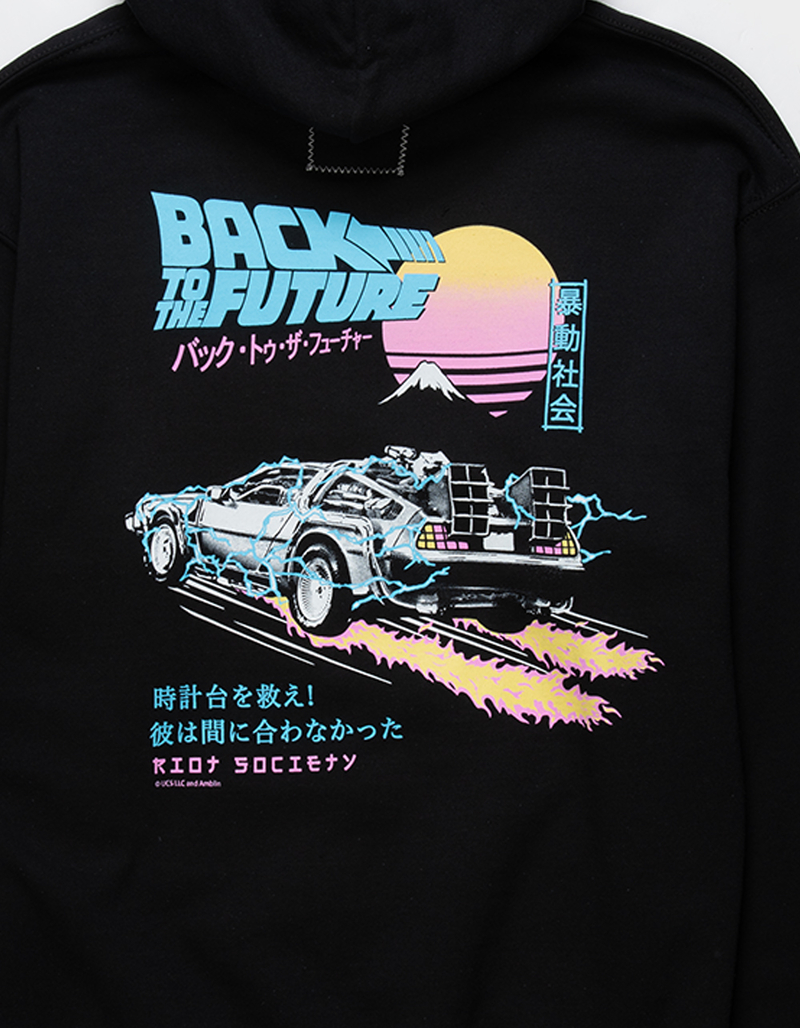 RIOT SOCIETY Back To The Future Mens Hoodie image number 2