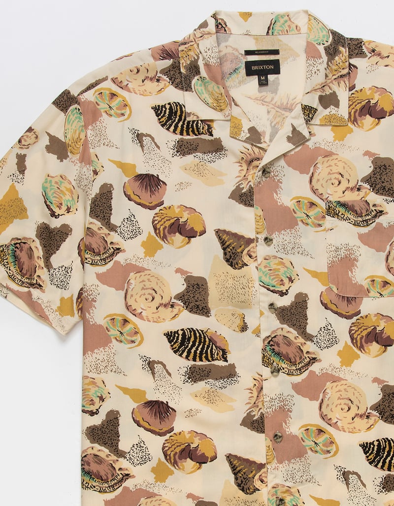 BRIXTON Bunker Reserve Mens Camp Shirt image number 1