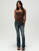 FULL TILT Textured Cinch Womens Tube Top image number 5