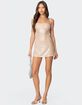 EDIKTED Backless Sequin Cowl Neck Mini Dress image number 3