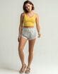 BILLABONG Road Trippin Womens White Combo Shorts image number 4