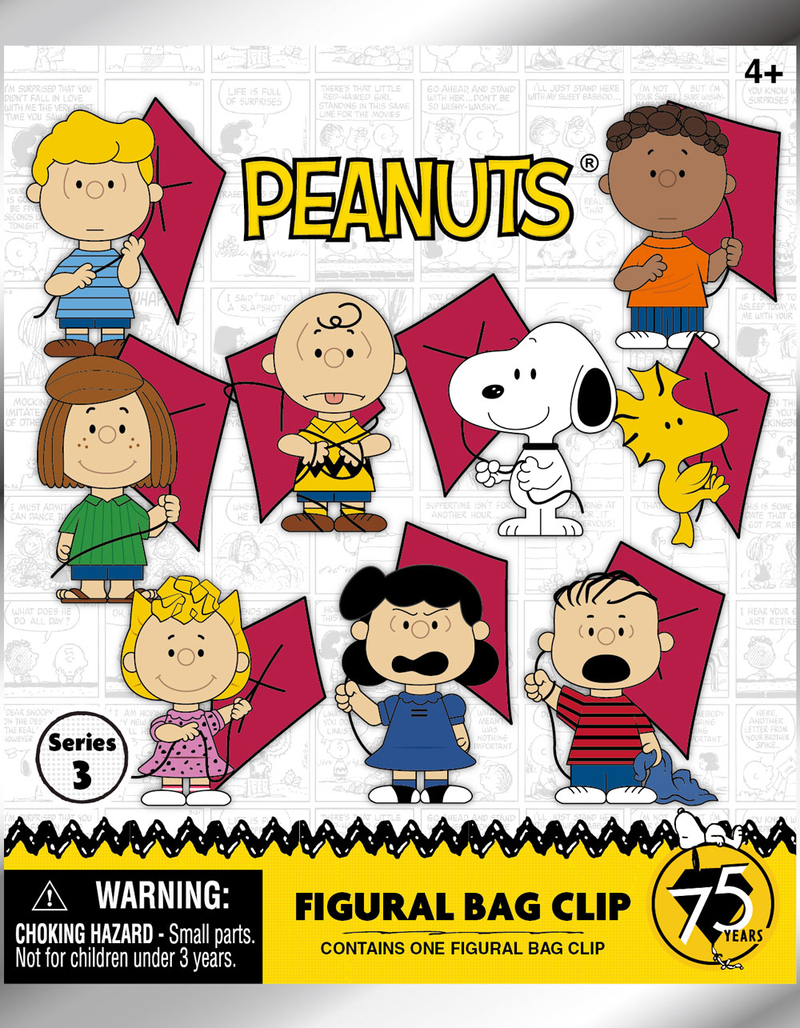 PEANUTS Characters Series 3 Mini Figure Bag Clip Blind Bag image number 0