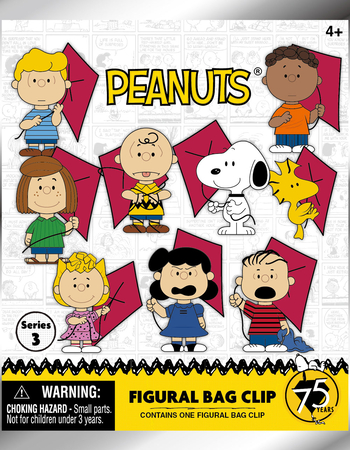 PEANUTS Characters Series 3 Mini Figure Bag Clip Blind Bag Primary Image