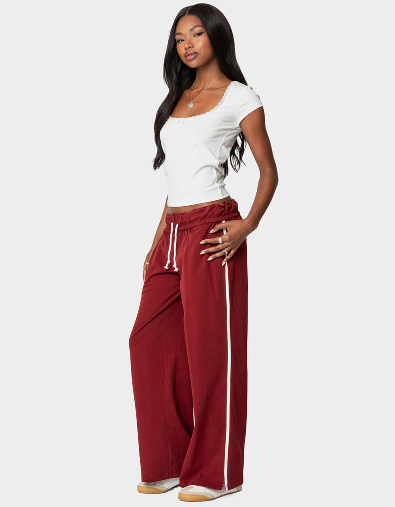 EDIKTED Chance Fold Over Sweatpants image number 2