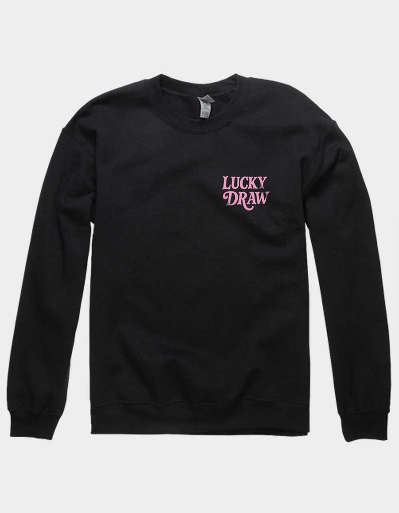 LUCK Lucky Draw Cards Unisex Crewneck Sweatshirt image number 0