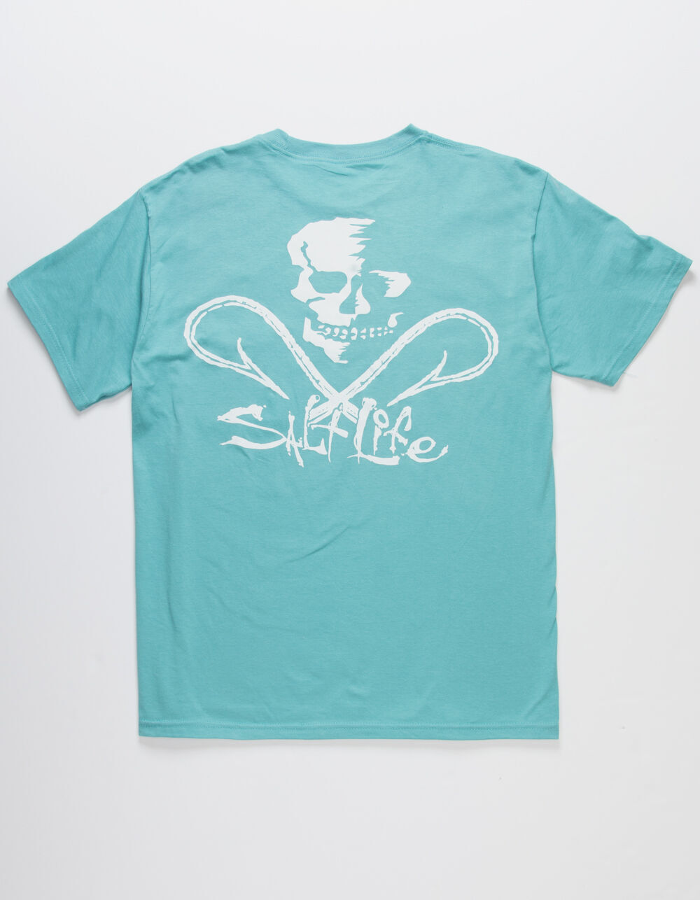 SALT LIFE Skull N Hooks Mens Pocket Tee 